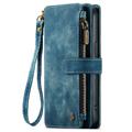 Caseme C30 Multifunctional iPhone 14 Wallet Case - Blue