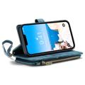 Caseme C30 Multifunctional iPhone 14 Wallet Case - Blue