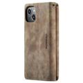 Caseme C30 Multifunctional iPhone 14 Wallet Case - Brown