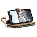 Caseme C30 Multifunctional iPhone 14 Wallet Case - Brown