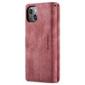 Caseme C30 Multifunctional iPhone 14 Wallet Case - Red