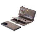 Caseme 2-in-1 Multifunctional Samsung Galaxy S21 5G Wallet Case - Brown