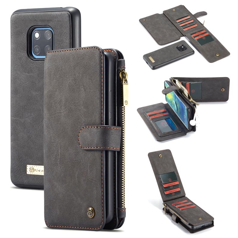 Cover for Huawei Mate 20 PRO Leather Card Holders Wallet case Extra-Protective Business Kickstand with Free Waterproof-Bag Business Huawei Mate 20 PRO Flip Case