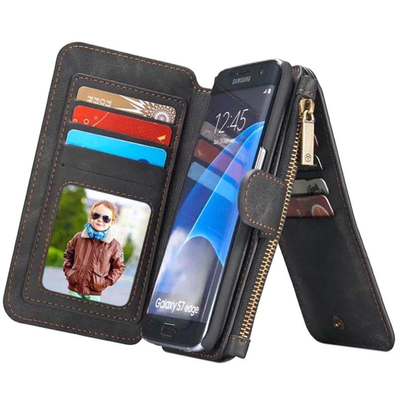 Samsung Galaxy S7 Edge Caseme Multifunctional Wallet Case - Samsung Galaxy S7 Wallet Cover