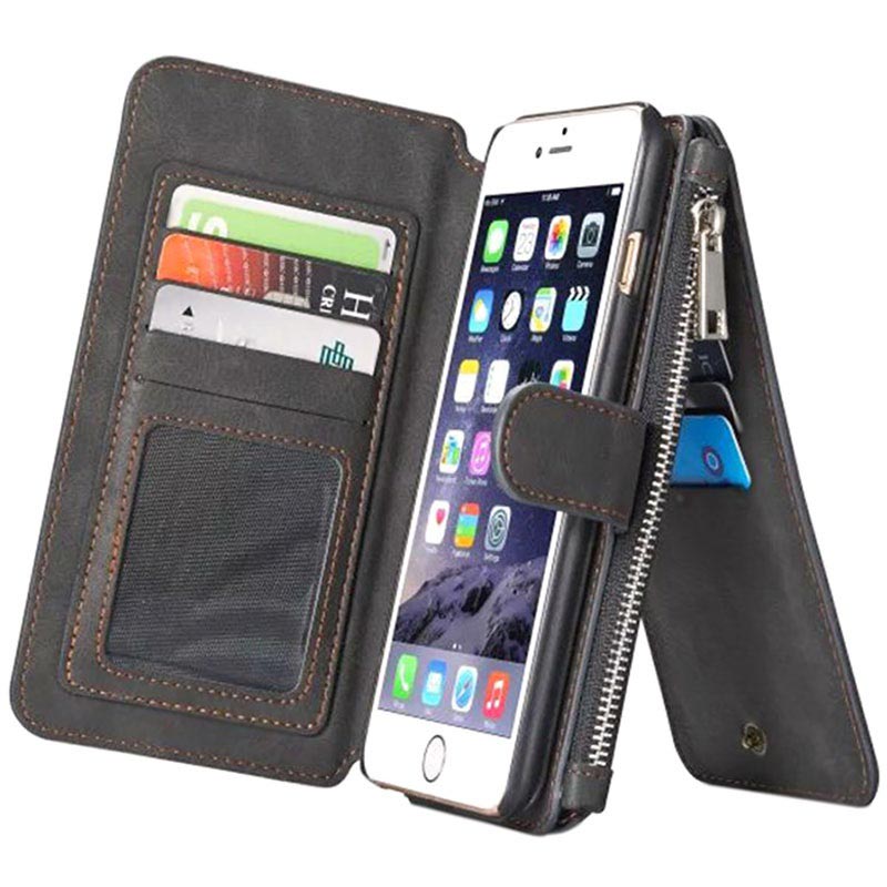Iphone 6 Plus 6s Caseme Multifunctional Wallet Case - Designer Leather Iphone 6 Plus Wallet Case