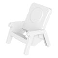 Chair Style Wireless Charging Stand & Sound Amplifier - 15W - White