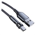 Charging Cable with Rotating Magnetic Connector - 2m, MicroUSB