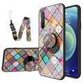 Checkered Pattern OnePlus Nord CE 5G Hybrid Case - Colorful Mandala