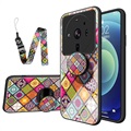 Checkered Pattern Xiaomi 12S Ultra Hybrid Case - Colorful Mandala