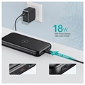 Choetech B650 Fast Wireless Power Bank 10000mAh - USB-C, USB - Black
