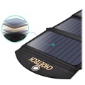 Choetech Dual-Port Foldable Solar Charger - 19W - Black