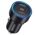 Choetech Dual-Port USB-C PD Car Charger - 36W - Black