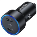 Choetech Dual-Port USB-C PD Car Charger - 36W - Black