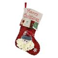 Christmas Stocking with 3D Character – 46x30cm - Santa