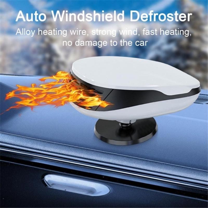 Cigarette Lighter 12V Car Heater 120W Fast Heating Warmer Defroster 360