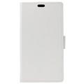 Huawei Y7 Prime Classic Wallet Case - White