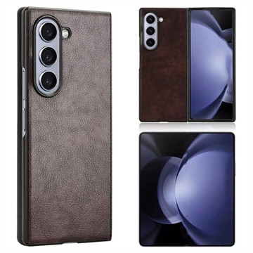 Samsung Galaxy Z Fold6 Coated Plastic Case - Brown