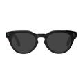 Colmi V03 Smart Sunglasses with Round Frames - 1080p Video, 2K Photos - Black