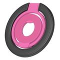 Color Block Magnetic Phone Ring Holder - MagSafe Compatible - Black