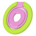 Color Block Magnetic Phone Ring Holder - MagSafe Compatible - Green