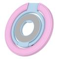 Color Block Magnetic Phone Ring Holder - MagSafe Compatible - Pink