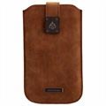 Commander Milano Universal Smartphone Case - XXL 5.7 - Nubuk Brown