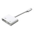 Compatible Lightning to USB 3.0 Camera Adapter - White