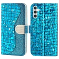 Croco Bling Series Samsung Galaxy A13 5G Wallet Case - Rose Gold