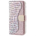 Croco Bling Samsung Galaxy A50 Wallet Case