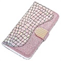 Croco Bling Samsung Galaxy A50 Wallet Case