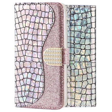 Croco Bling iPhone X / iPhone XS Wallet Case