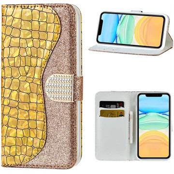 Croco Bling iPhone 12/12 Pro Wallet Case