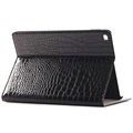 iPad Air 2 Folio Case - Crocodile - Black