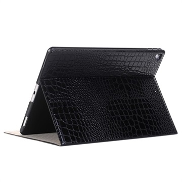 iPad Air Folio Case - Crocodile - Black