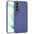 Crocodile Series Samsung Galaxy S22 5G Case - Blue