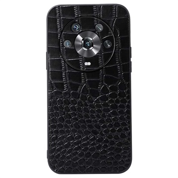 Crocodile Series Honor Magic4 Hybrid Case - Black