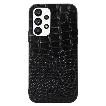 Crocodile Series Samsung Galaxy A23 5G Hybrid Case - Black