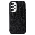 Crocodile Series Samsung Galaxy A53 5G Hybrid Case - Black