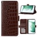 Crocodile Series OnePlus Nord 2T Wallet Leather Case with RFID - Black