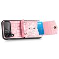 Crocodile Series Samsung Galaxy Z Flip4 5G Case with Strap - Pink