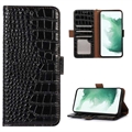 Crocodile Series Huawei Mate 50 Pro Wallet Leather Case with RFID