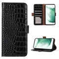 Crocodile Series Samsung Galaxy A04 Wallet Leather Case with RFID