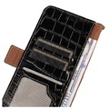 Crocodile Series Samsung Galaxy M13 Wallet Leather Case with RFID