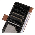 Crocodile Series Samsung Galaxy M53 Wallet Leather Case with RFID