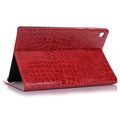 Samsung Galaxy Tab S5e Folio Case - Crocodile - Red