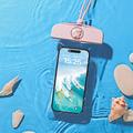 Cute Bear Smartphone Waterproof Case - 7.2" - Pink