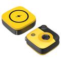 Cute Mini PD 10000mAh Wireless Power Bank E49 - 20W - Yellow