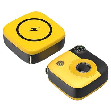 Cute Mini PD 10000mAh Wireless Power Bank E49 - 20W - Yellow