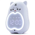 Smile Kids Alarm Clock with Colorful Night Light - Blue