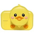 Cute Zoo Dual-Lens Kids Digital Camera with 32GB Memory Card - 20MP - Duck